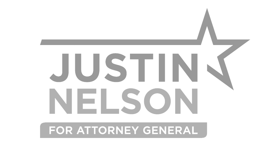 Justin Nelson for Attorney General - Subtle Logo